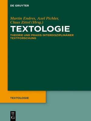 cover image of Textologie